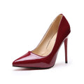Women's Pointed-Toe High Heels | PU Leather Stiletto Pumps