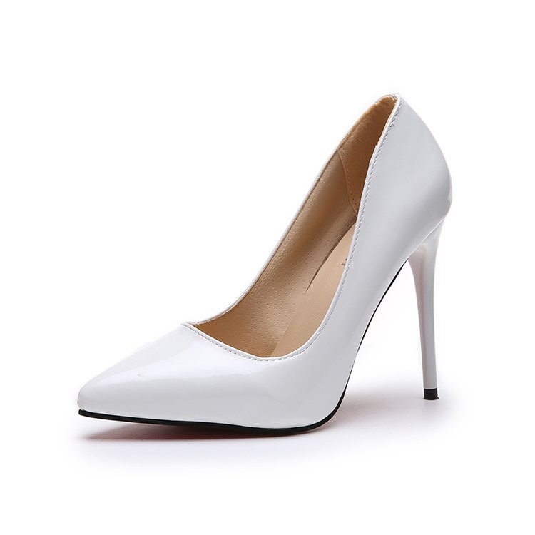Women's Pointed-Toe High Heels | PU Leather Stiletto Pumps