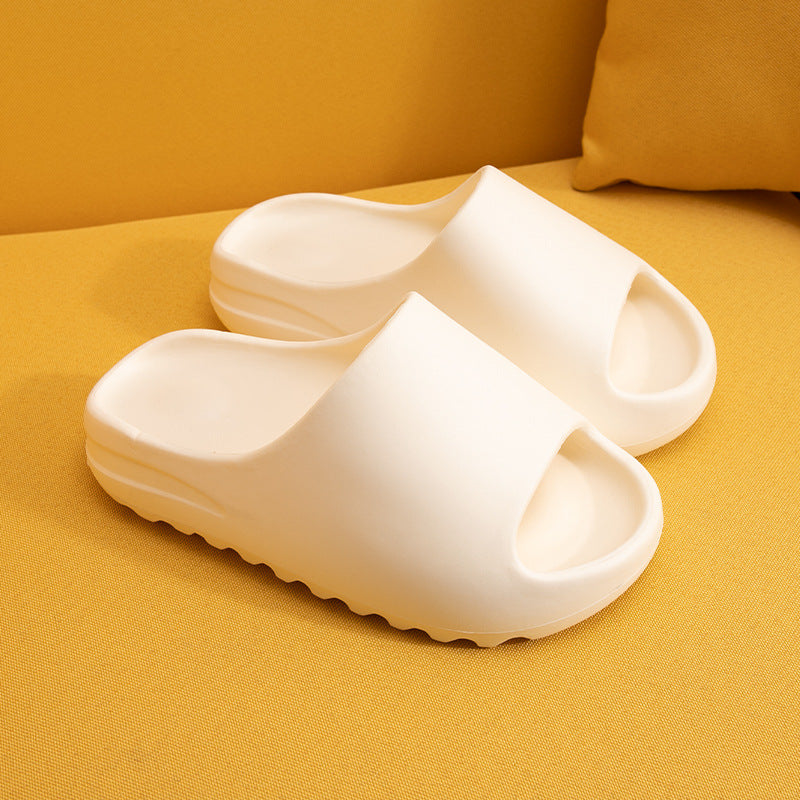 Unisex EVA Thick-Sole Couple Slippers | Non-Slip Open-Toe Platform Slides