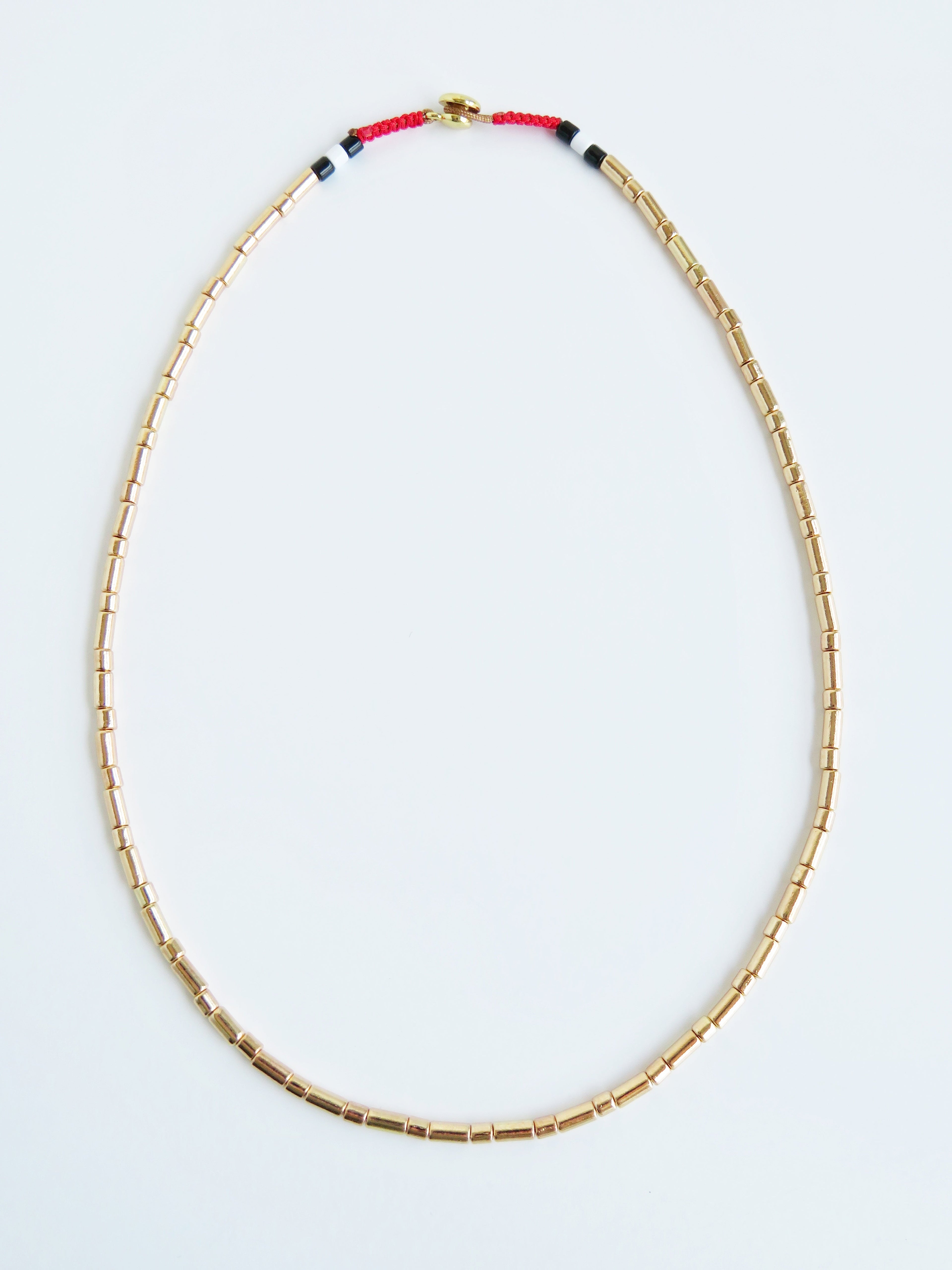 Stella Enamel Tube Necklaces