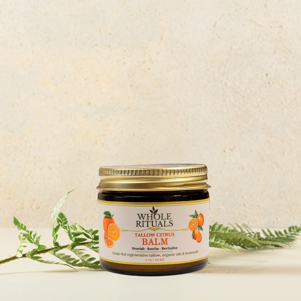 Citrus Tallow Balm – Grass-Fed Natural Skin Moisturizer