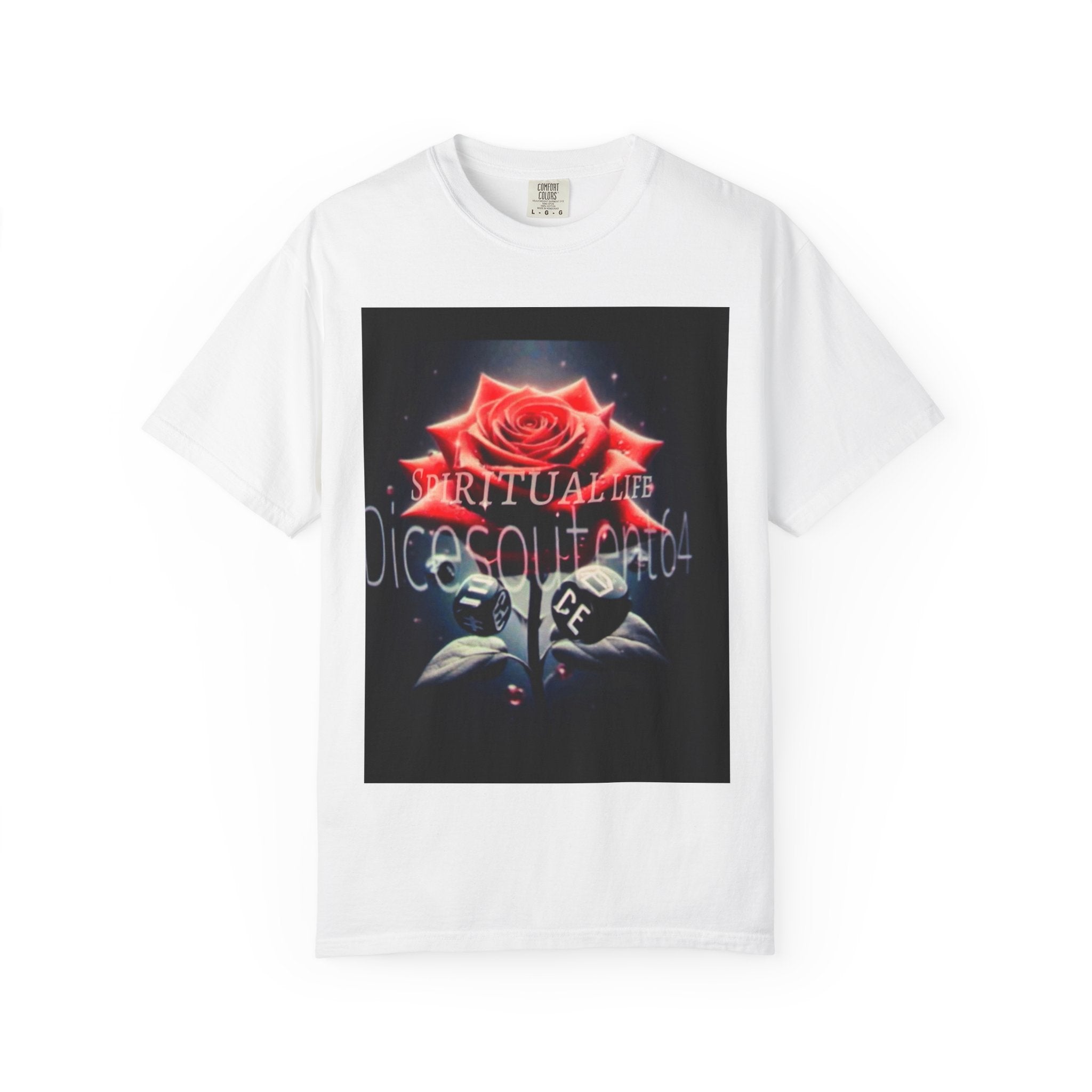 Rose & Hands T-Shirt — "Spiritual" Graphic Tee