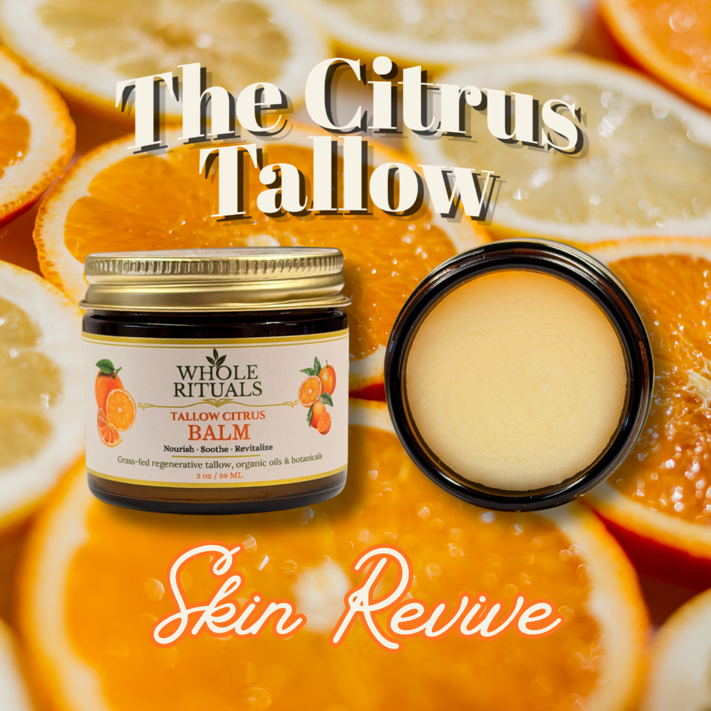 Citrus Tallow Balm – Grass-Fed Natural Skin Moisturizer