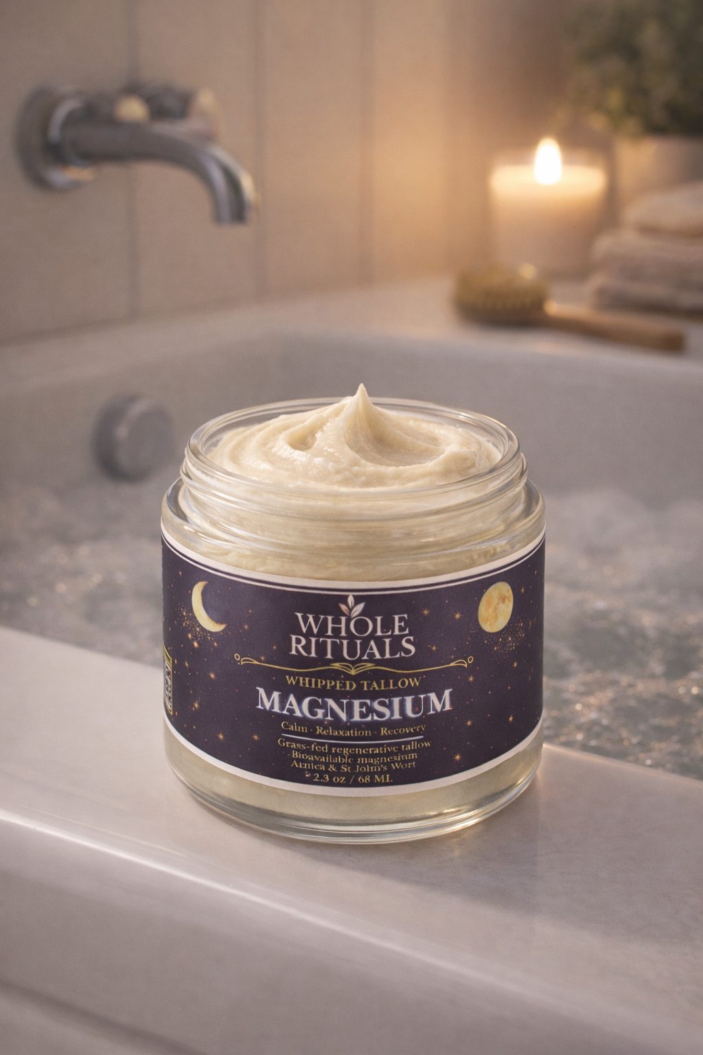 Whipped Magnesium Tallow Balm – Relaxing Skin & Body Moisturizer