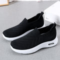 Women's Mesh Slip-On Sneakers | Breathable Lightweight Flat Walking Shoes
