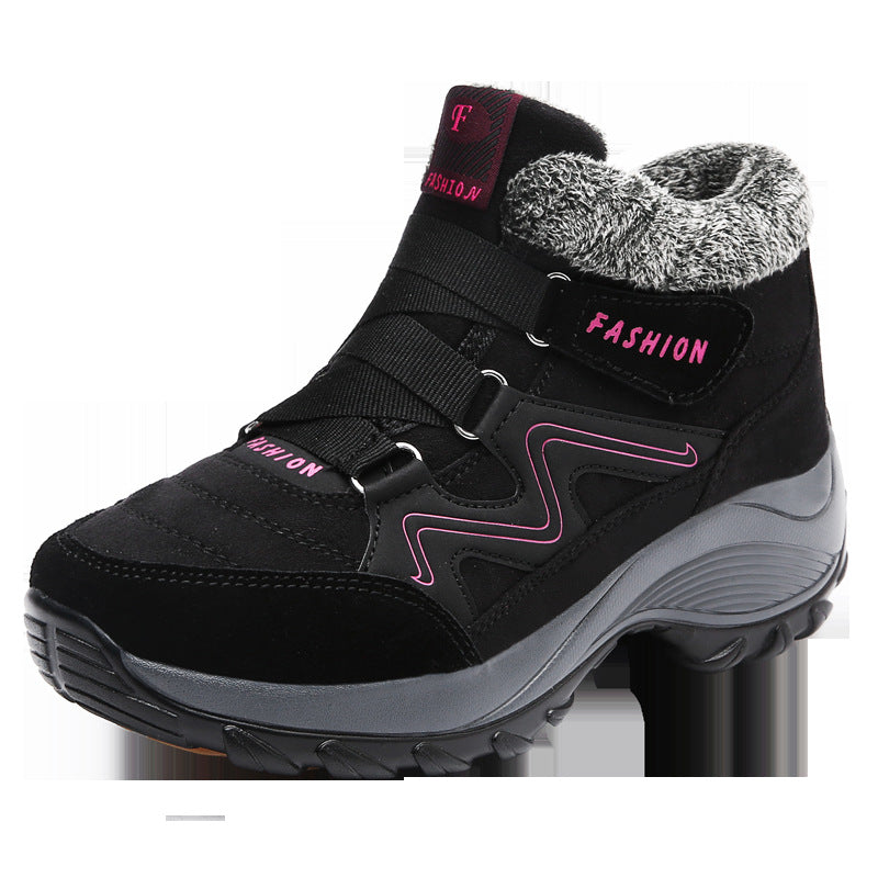 Women's Waterproof Hiking Boots | Real Leather Non-Slip Outdoor Trekking Sneakers