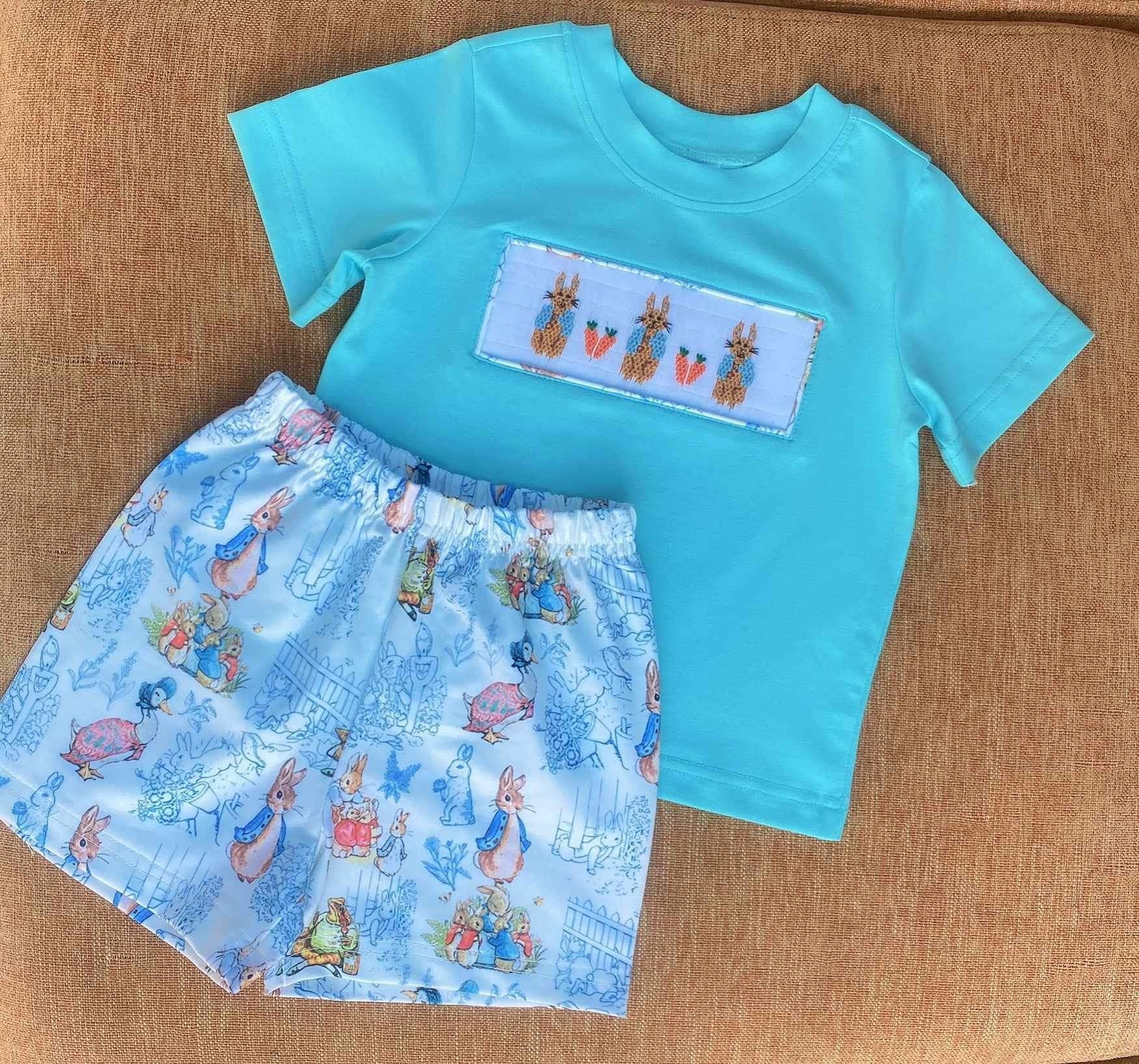 Smocked Peter Rabbit Boy Set