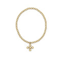 Florette Cross Beaded Waterproof Non-Tarnish Bracelets