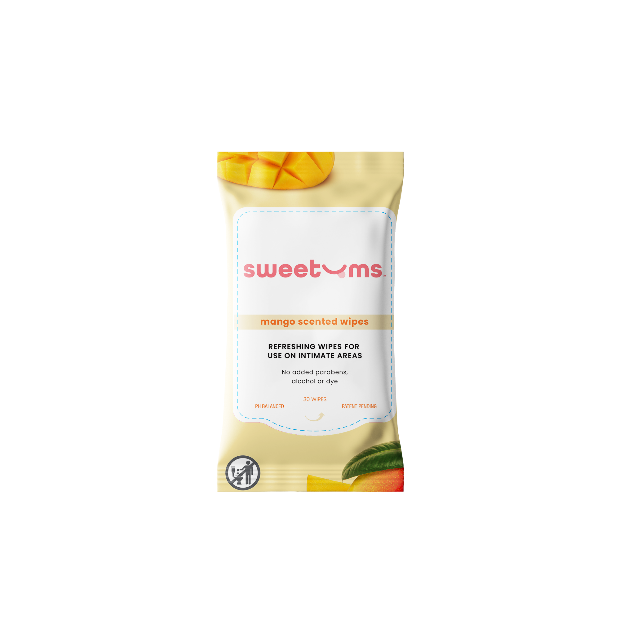 Mango Scented and Unflavored Daily Wipes