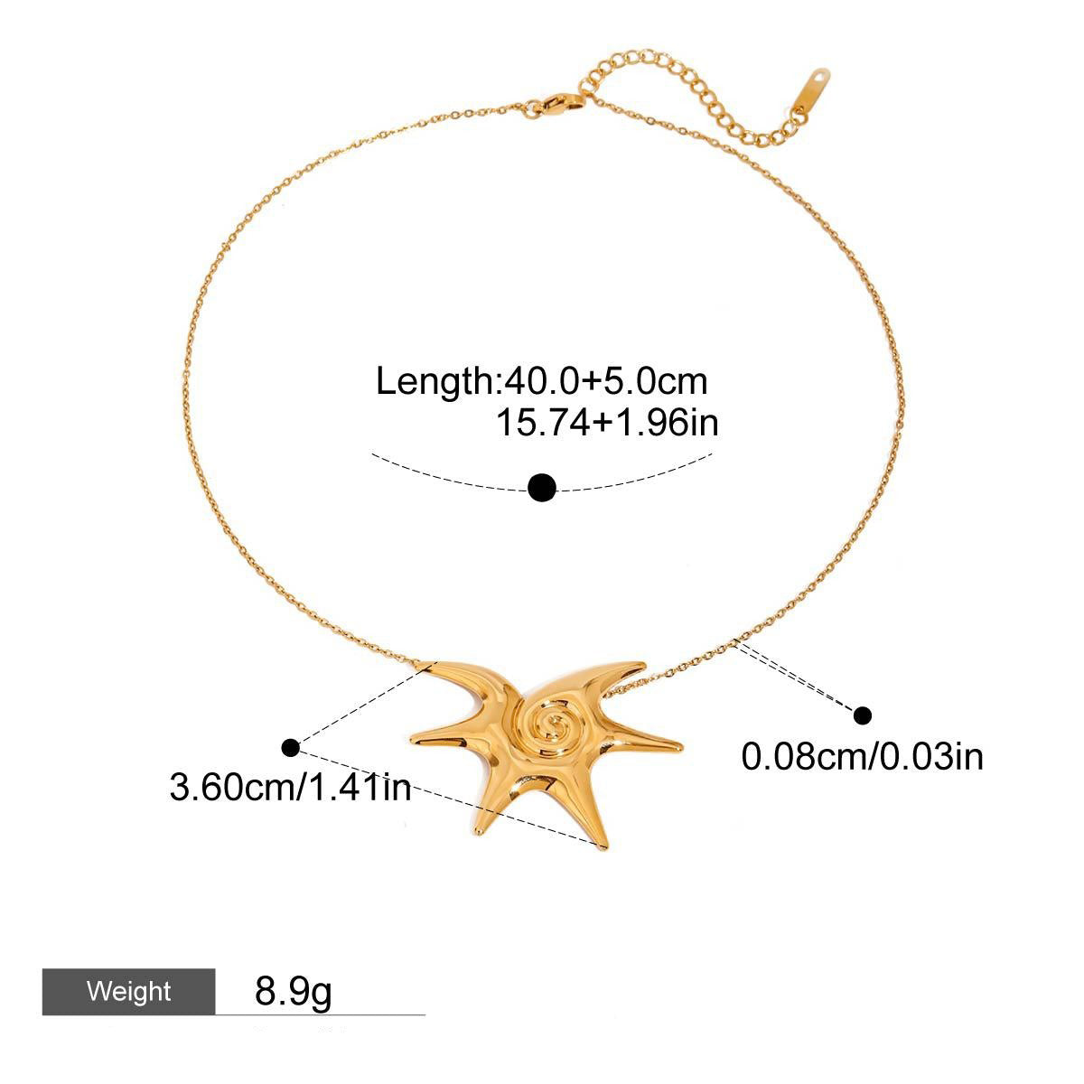 18K gold sun with thread design trendy and unique earrings and necklace set