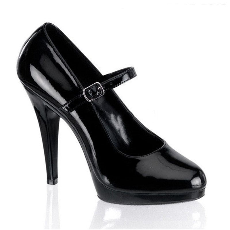 Women's Cutout Platform Sandals | Waterproof Open-Toe PU Heels