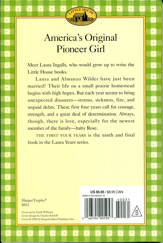 The First Four Years (Little House, Book 9)