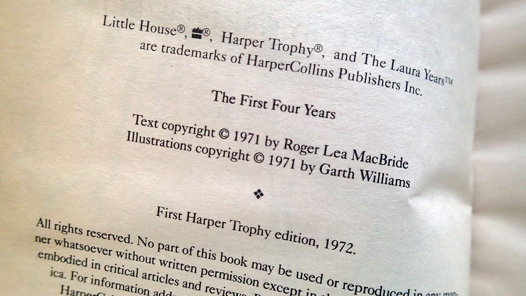 The First Four Years (Little House, Book 9)