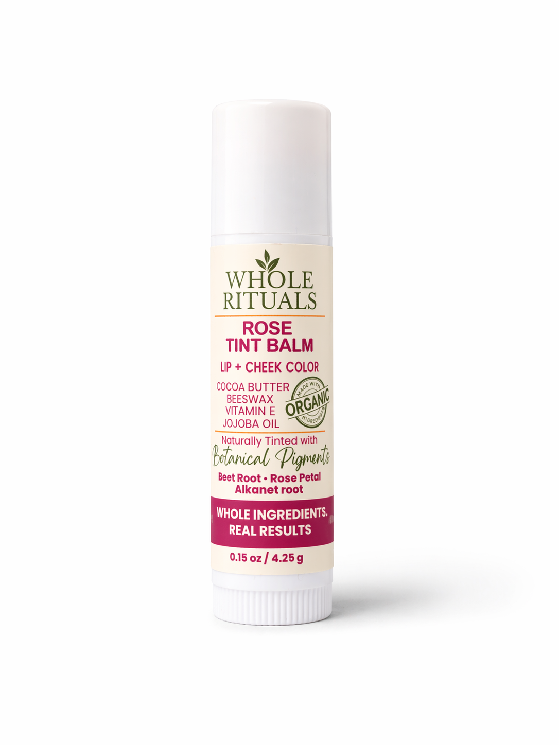 Rose Tint Balm – Lip + Cheek Color with Organic Ingredients