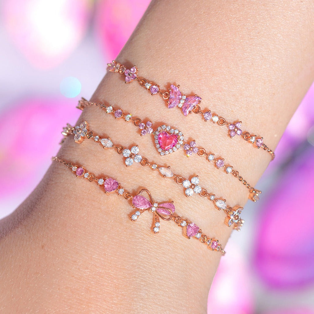 Love Zircon Butterfly Festival Bracelet