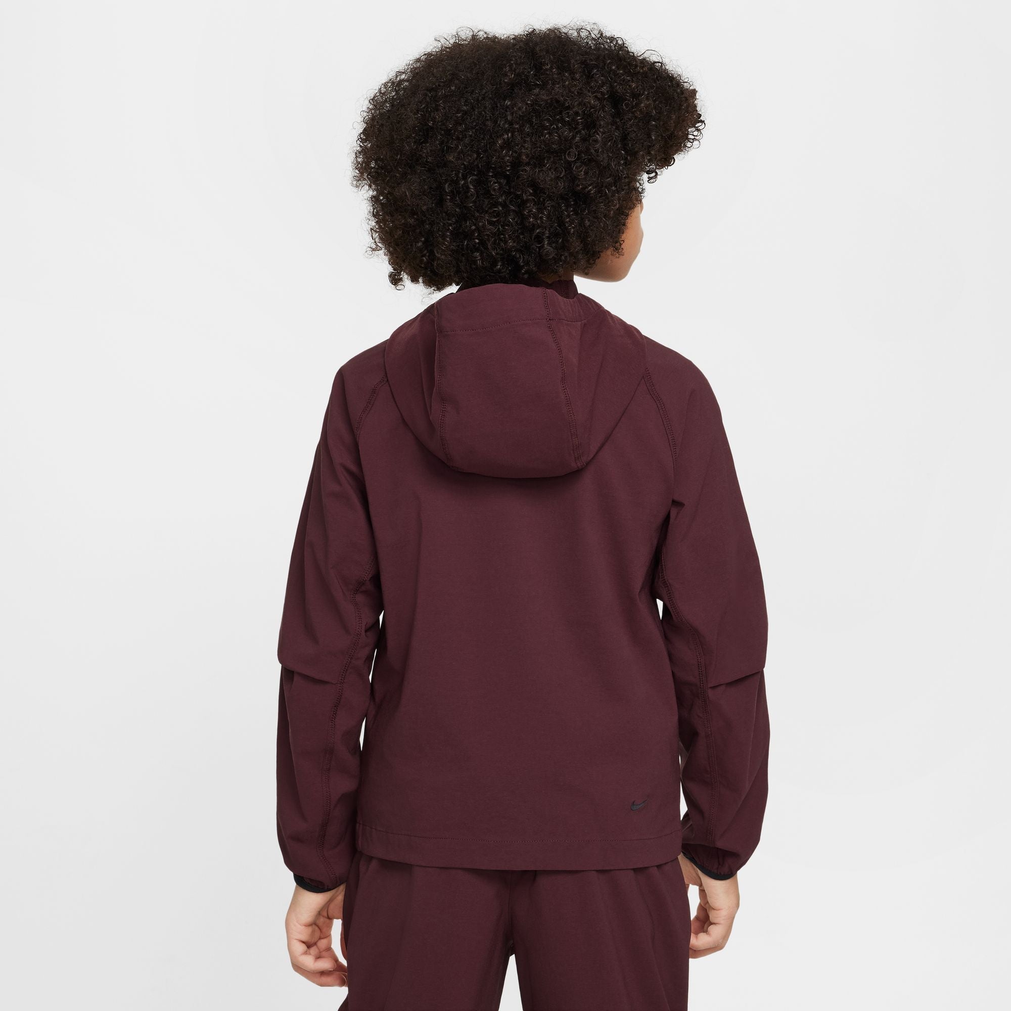 Nike Boys Tech Fleece Hoodie - Burgundy Crush/Black