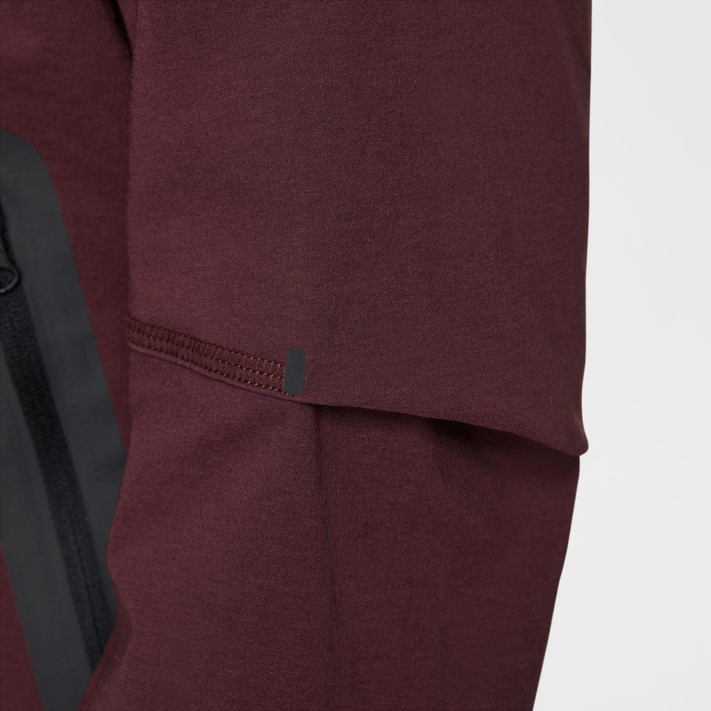 Nike Boys Tech Fleece Hoodie - Burgundy Crush/Black