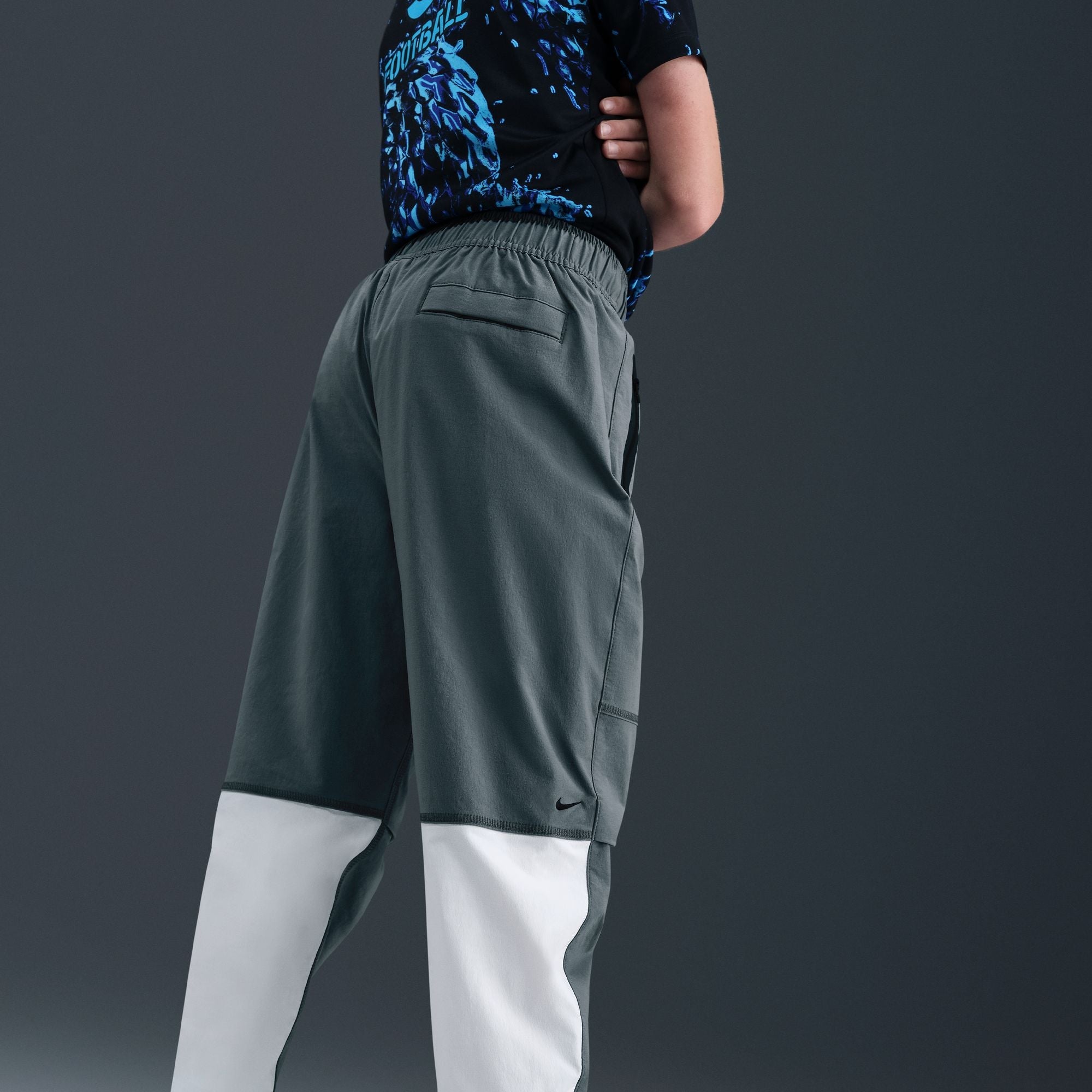 Nike Big Kids Tech Woven Pants - Smoke Grey