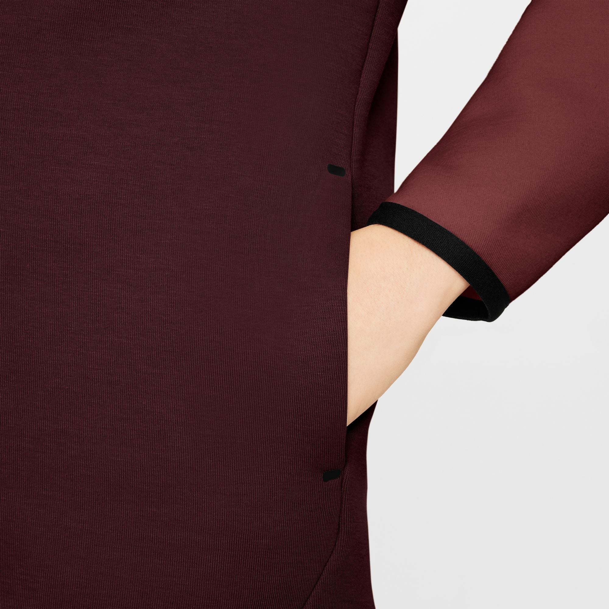 Nike Big Kids Sportswear Tech Fleece Hoodie - Burgundy Crush