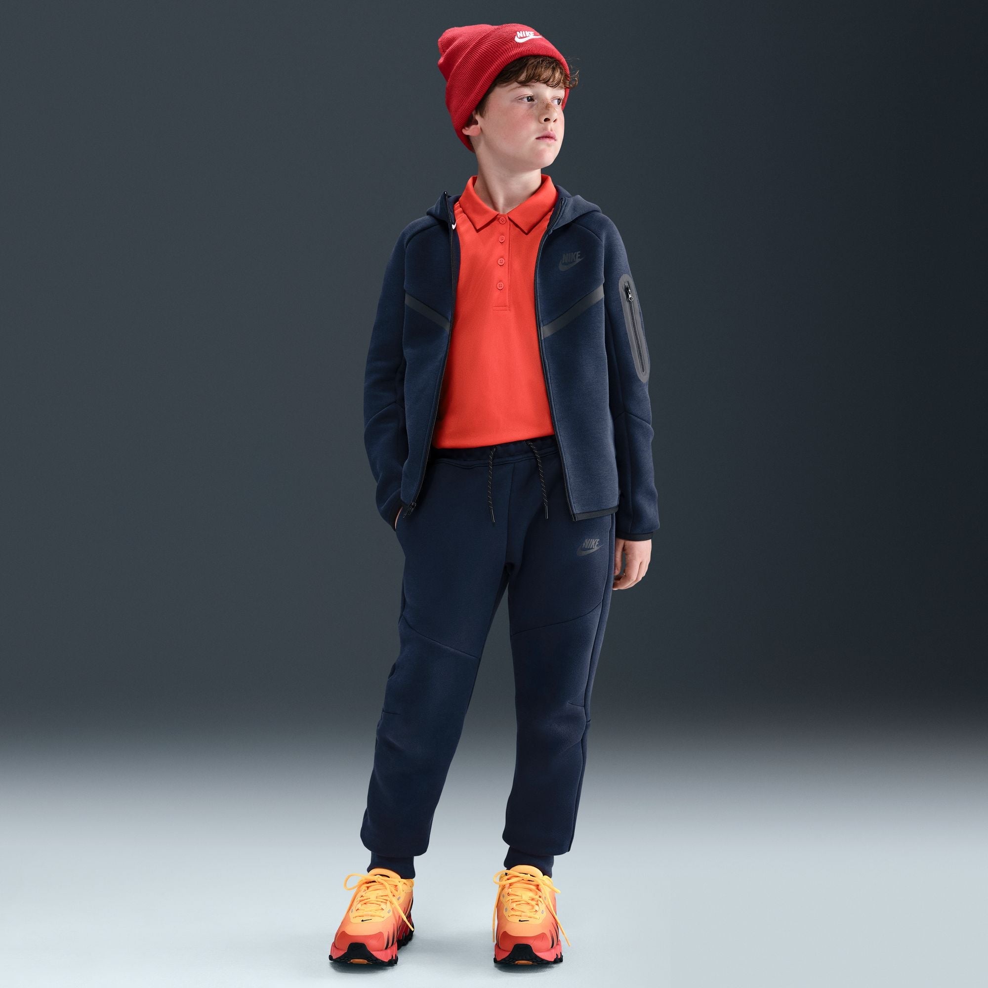 Nike Big Kids Tech Fleece Joggers - Navy