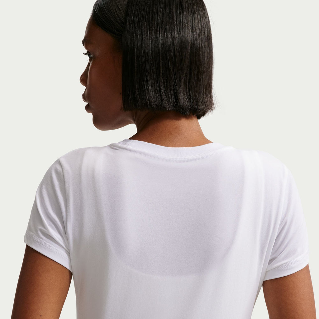 Nike Womens Cropped Tee - White