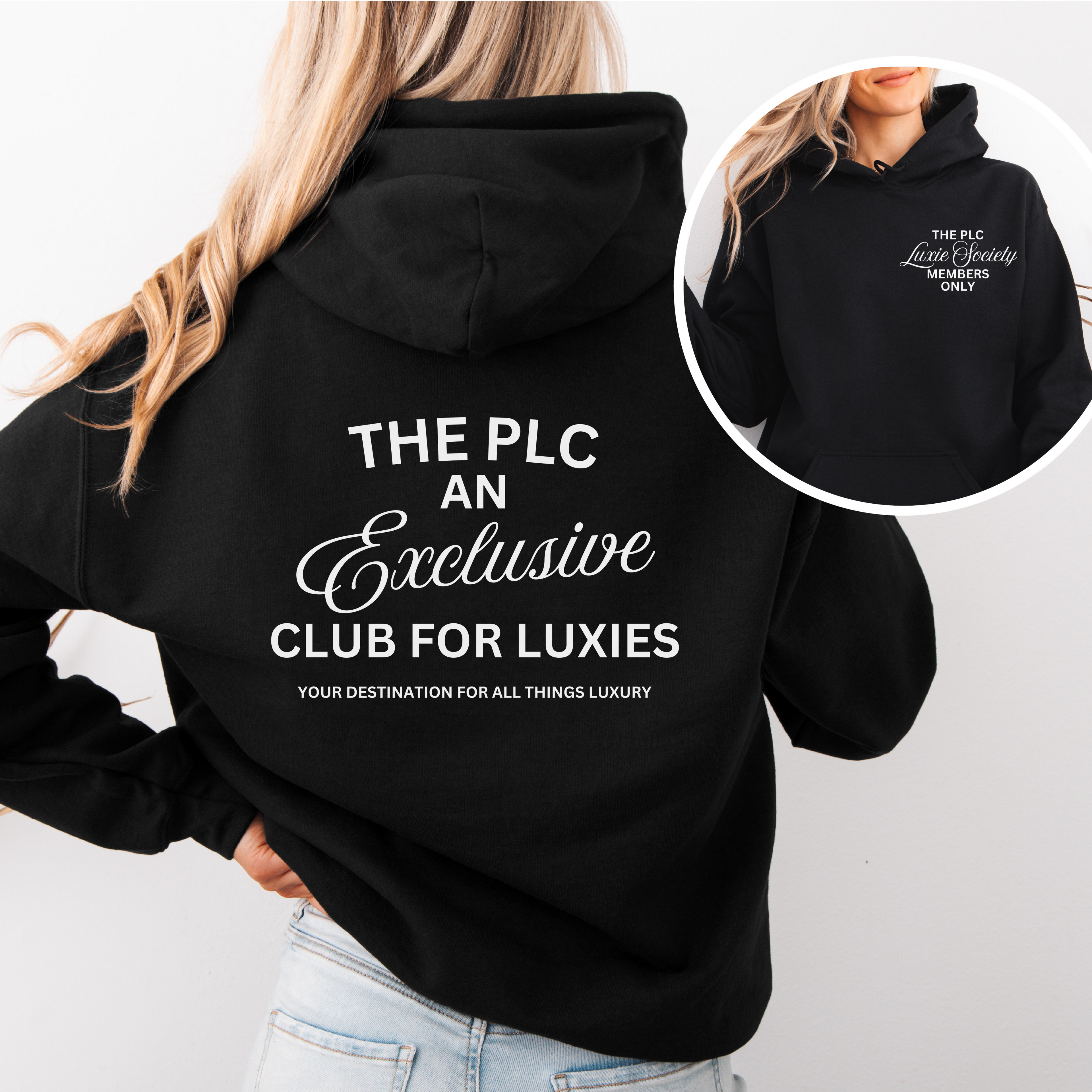 ✨ THE PLC | MEMBERS ONLY ✨ 🖤 Luxie Society Premium Hoodie 🖤