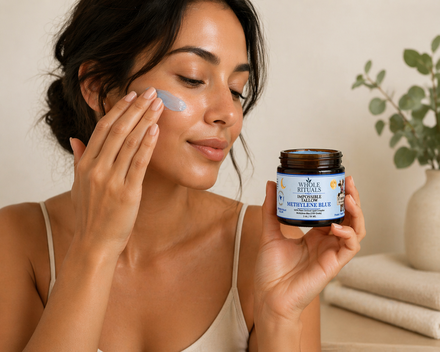Vegan Tallow Methylene Blue Deep Repair Moisturizer
