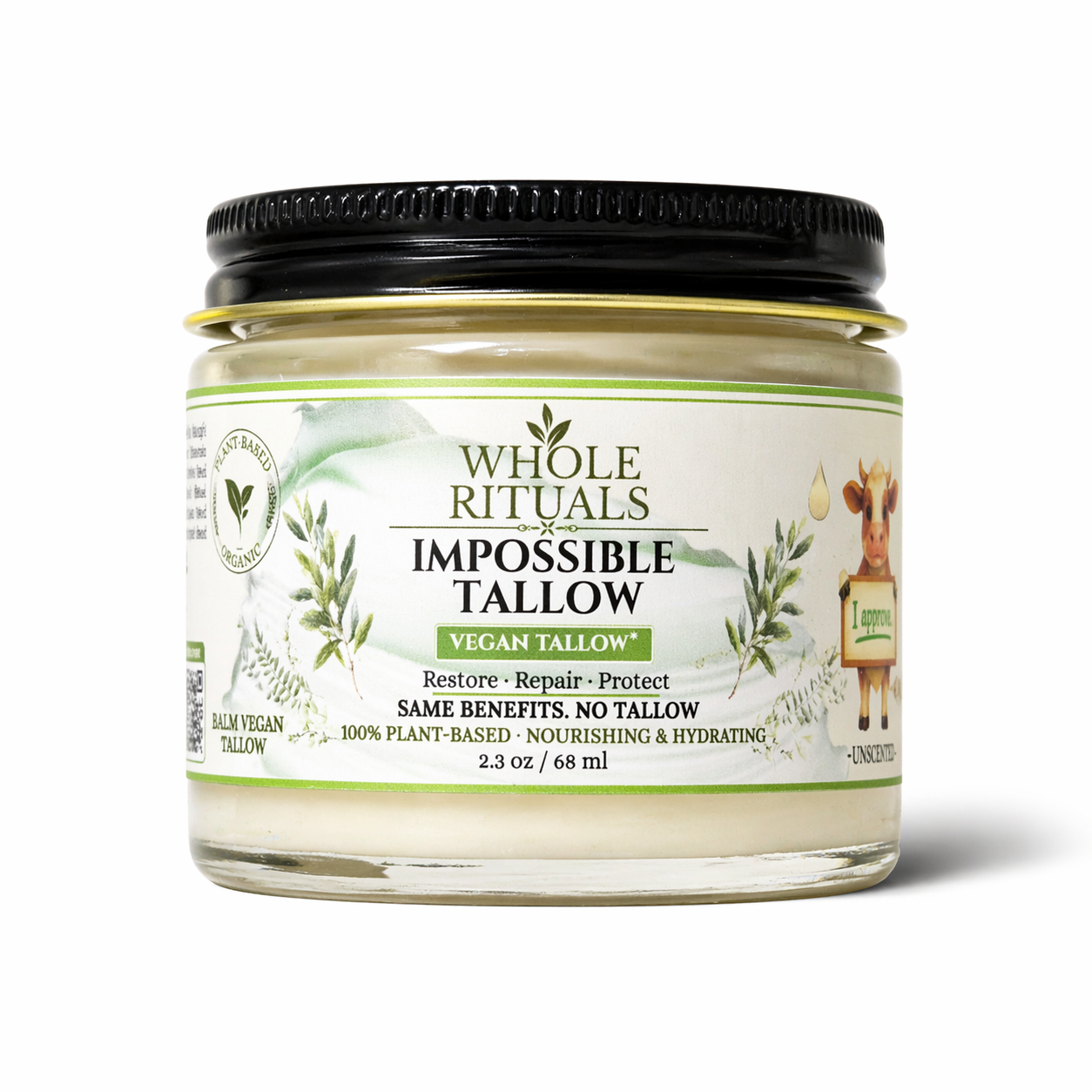 Vegan Tallow Moisturizer (Unscented)
