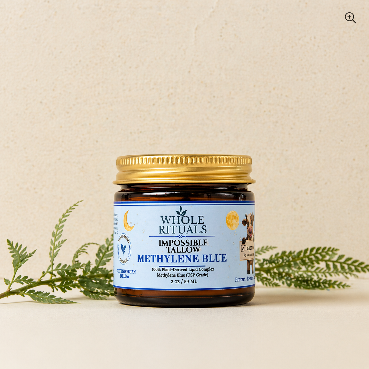 Vegan Tallow Methylene Blue Deep Repair Moisturizer
