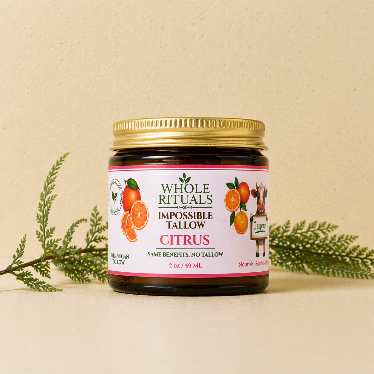 Citrus Vegan Tallow Alternative Moisturizing Balm