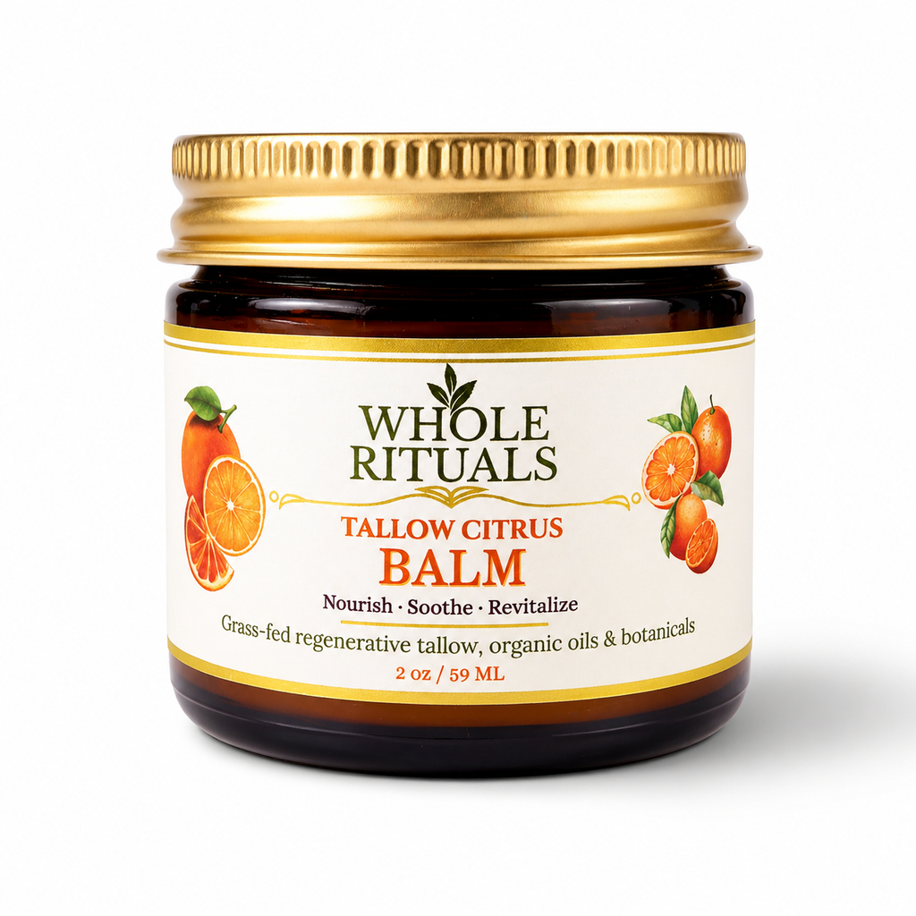 Citrus Tallow Balm – Grass-Fed Natural Skin Moisturizer