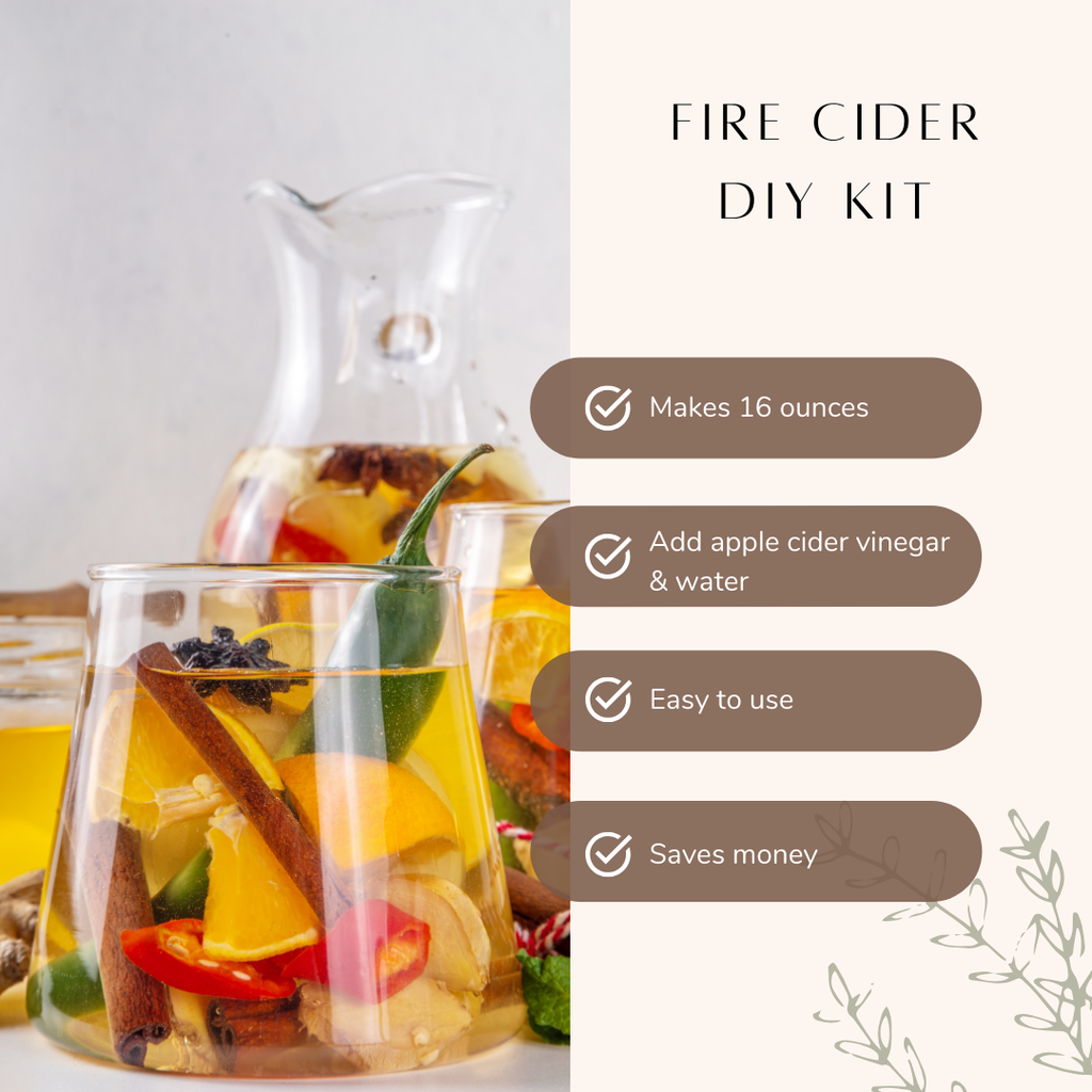 DIY Fire Cider Kit – Make Your Own Spicy, Herbal Wellness Tonic