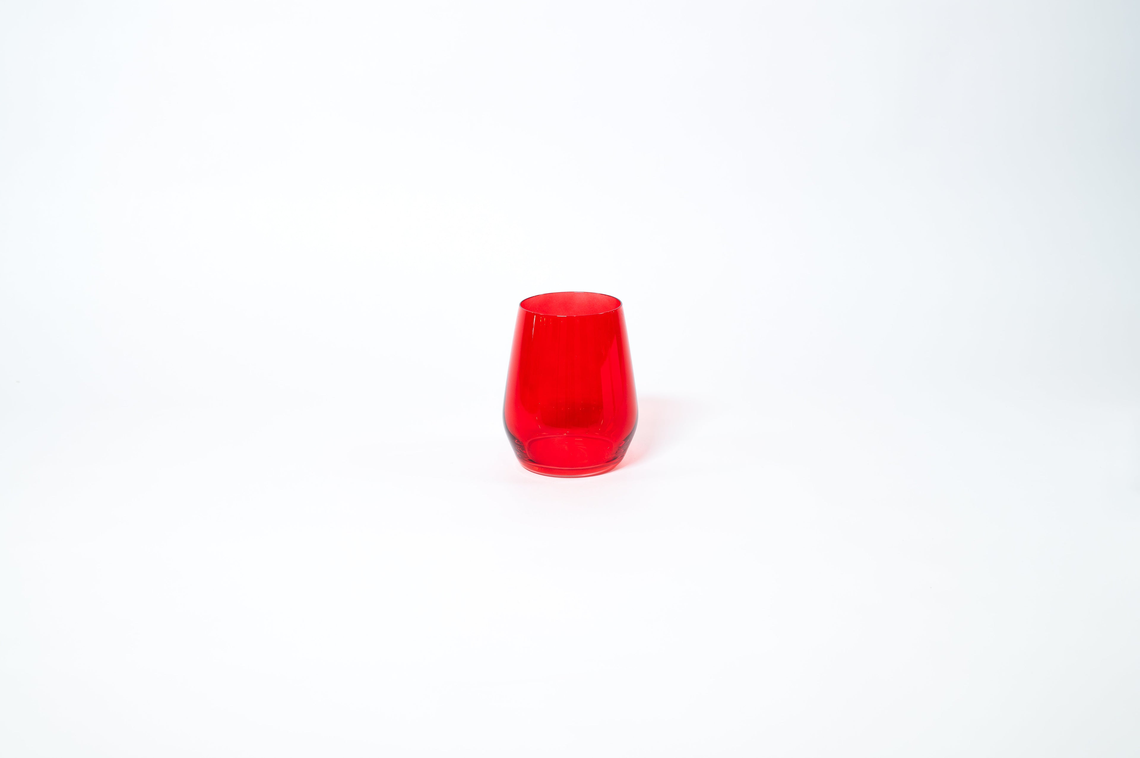 Cherry Red - Colored Wine Glass