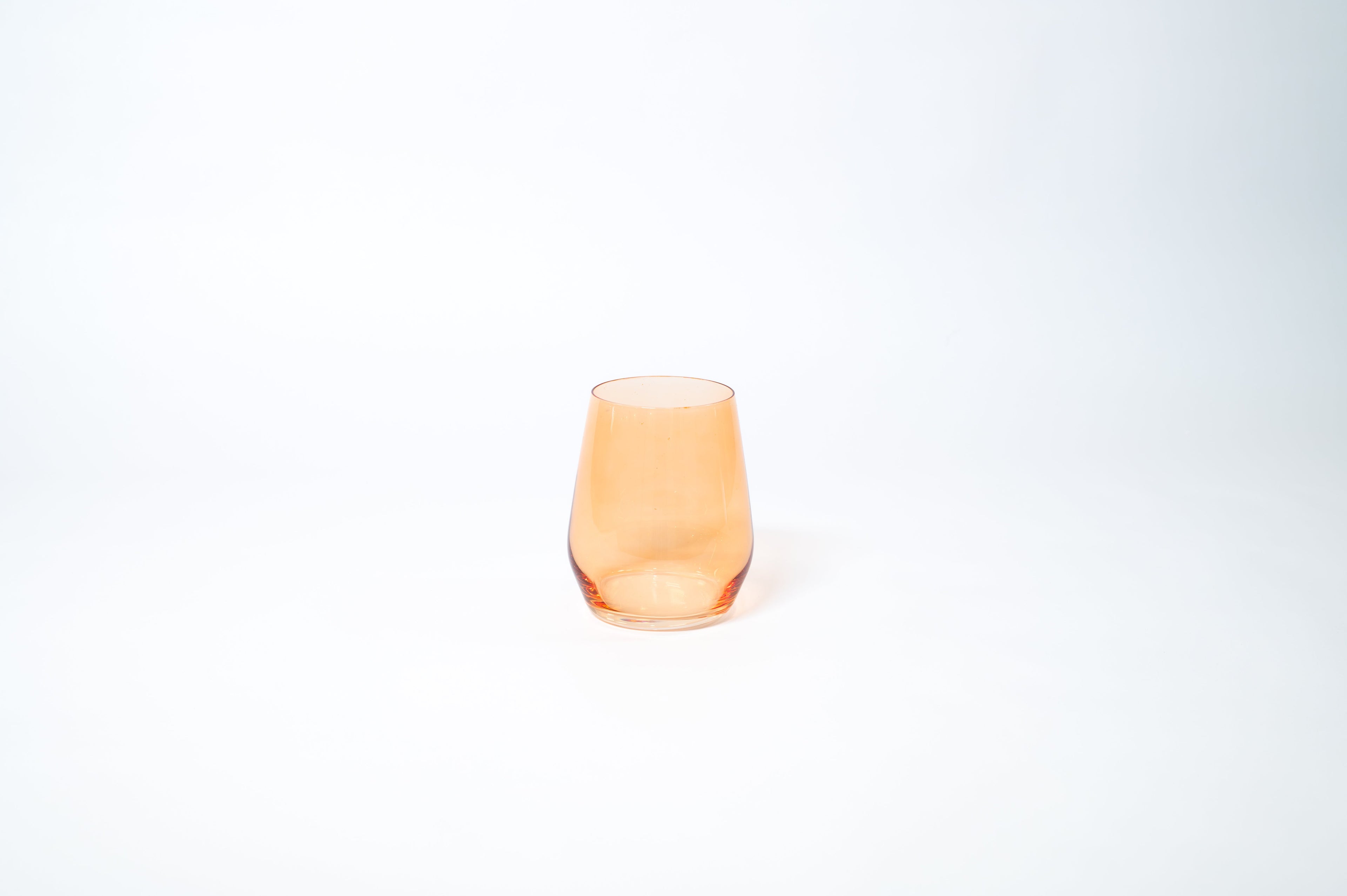 Creamsicle - Stemless Colored Wine Glass