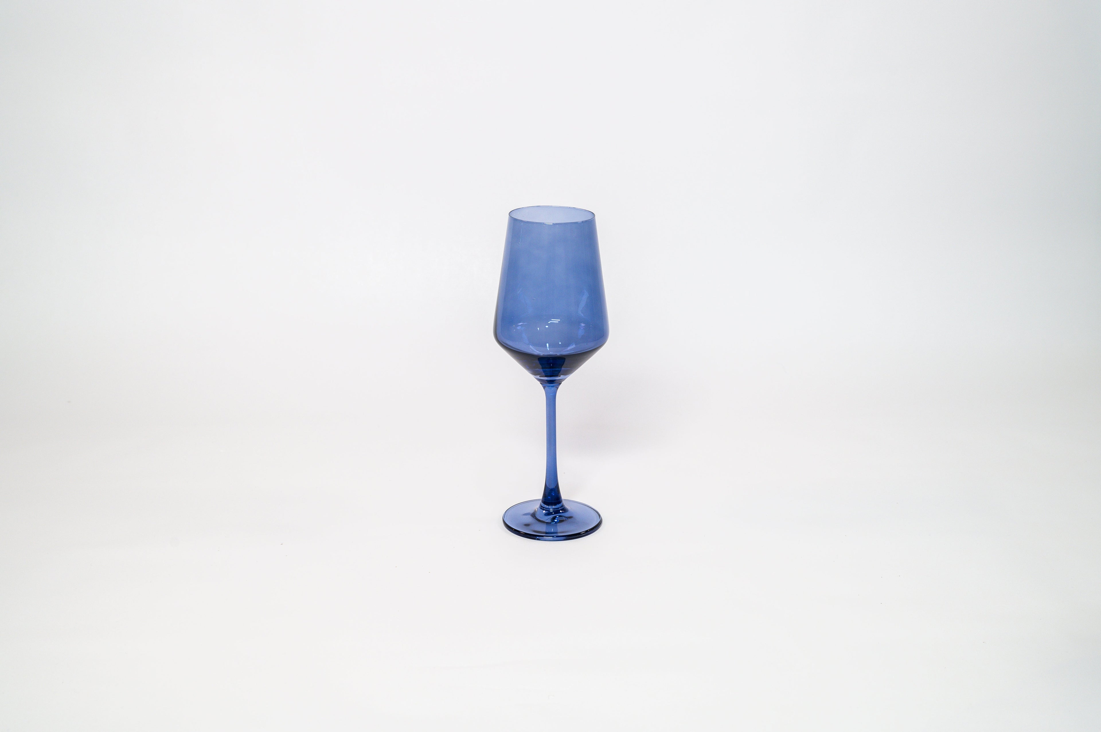 Indigo-go - Stemless Colored Wine Glass