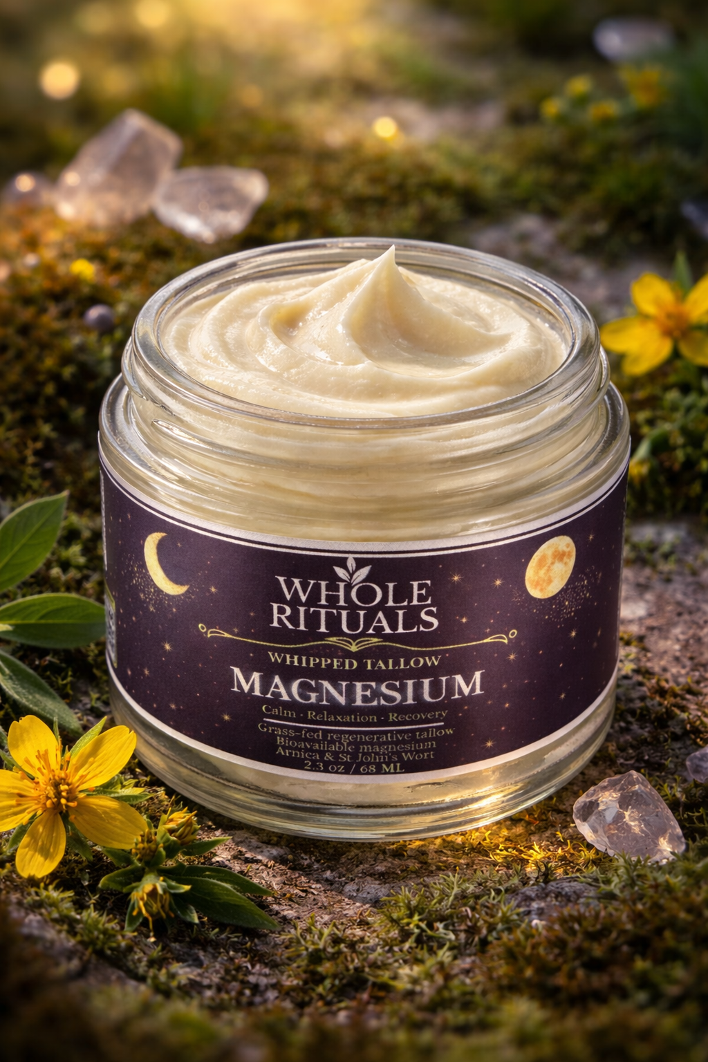 Whipped Magnesium Tallow Balm – Relaxing Skin & Body Moisturizer