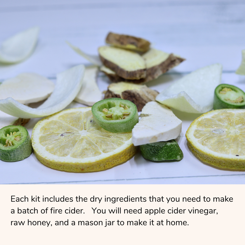 DIY Fire Cider Kit – Make Your Own Spicy, Herbal Wellness Tonic