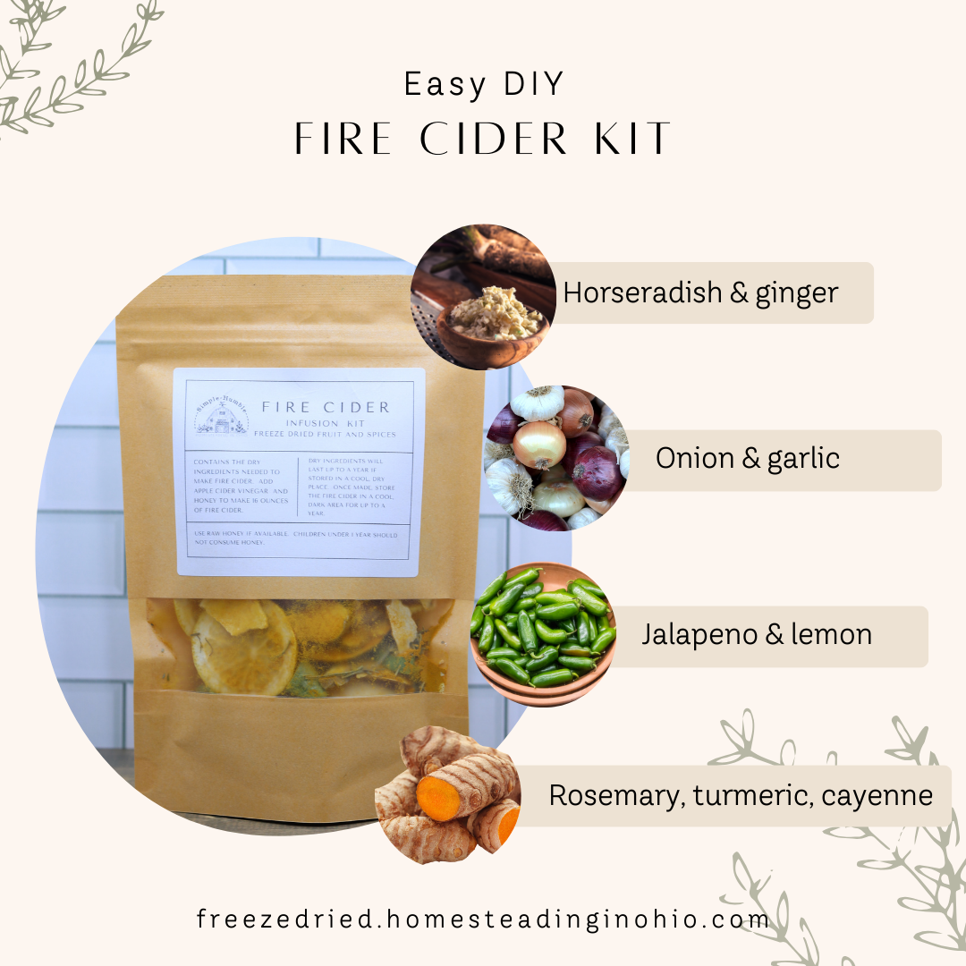 DIY Fire Cider Kit – Make Your Own Spicy, Herbal Wellness Tonic