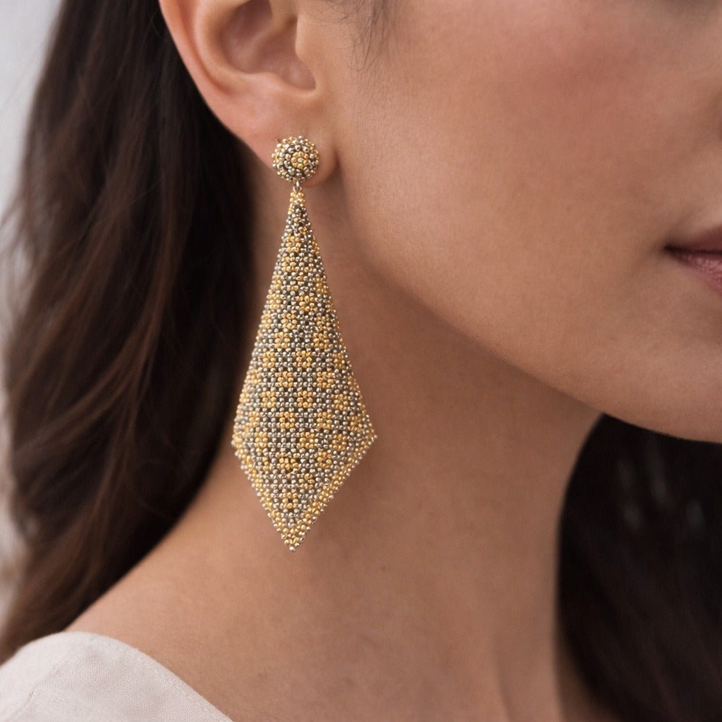 Floral Cravat Earrings