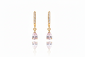 Sparkle & Shine Pave Diamond Huggie Earrings in 925 Sterling Silver