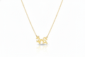 14K Gold Dragon Necklace - Bold Chinese Astrology Charm for Good Luck & Inspiration