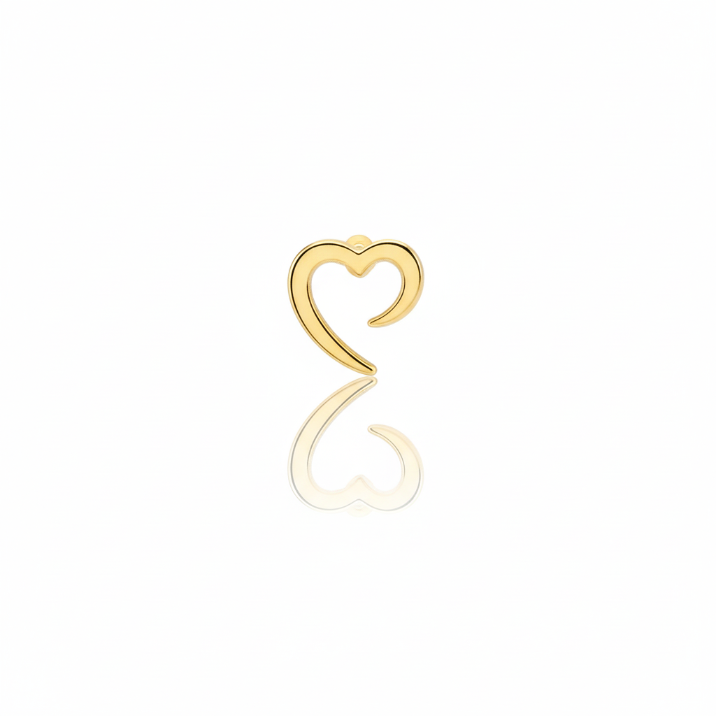 Heartfelt Sterling Silver Heart Studs - Hypoallergenic Elegance