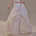 Hoop Petticoat Skirt with Two Layers and Corsage , Crinoline Petticoat with Concealed Hoops , Bridal Slip for Volume & Elegance