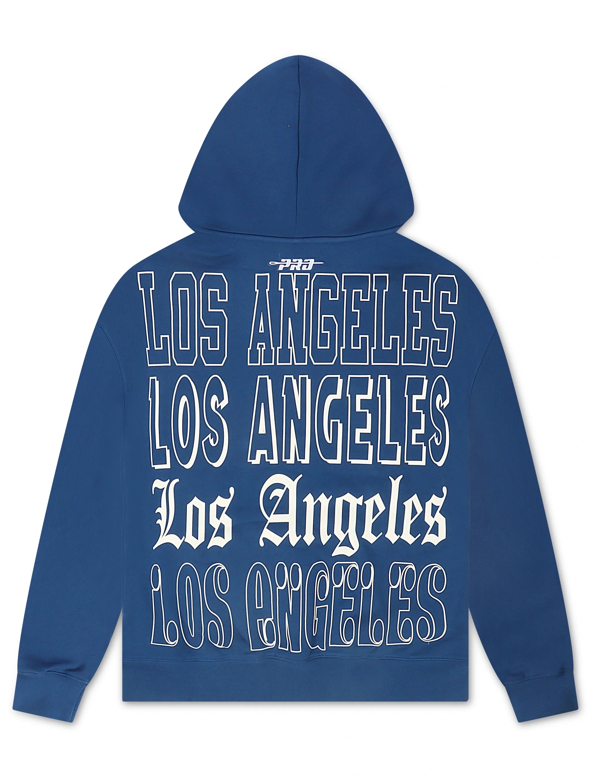 Pro Standard Dodgers Stacked Los Angeles Hoodie - Dark Blue