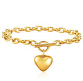 Puffed Heart Bracelet