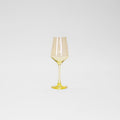 Lemon Drop - Colored Wine Glass