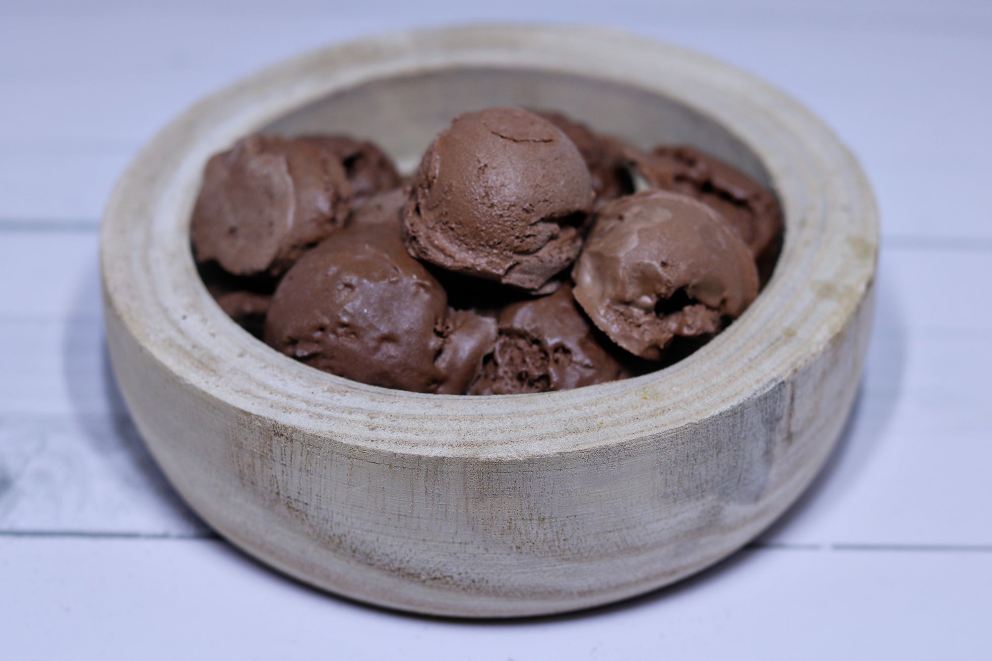 Freeze Dried Chocolate Ice Cream Bites