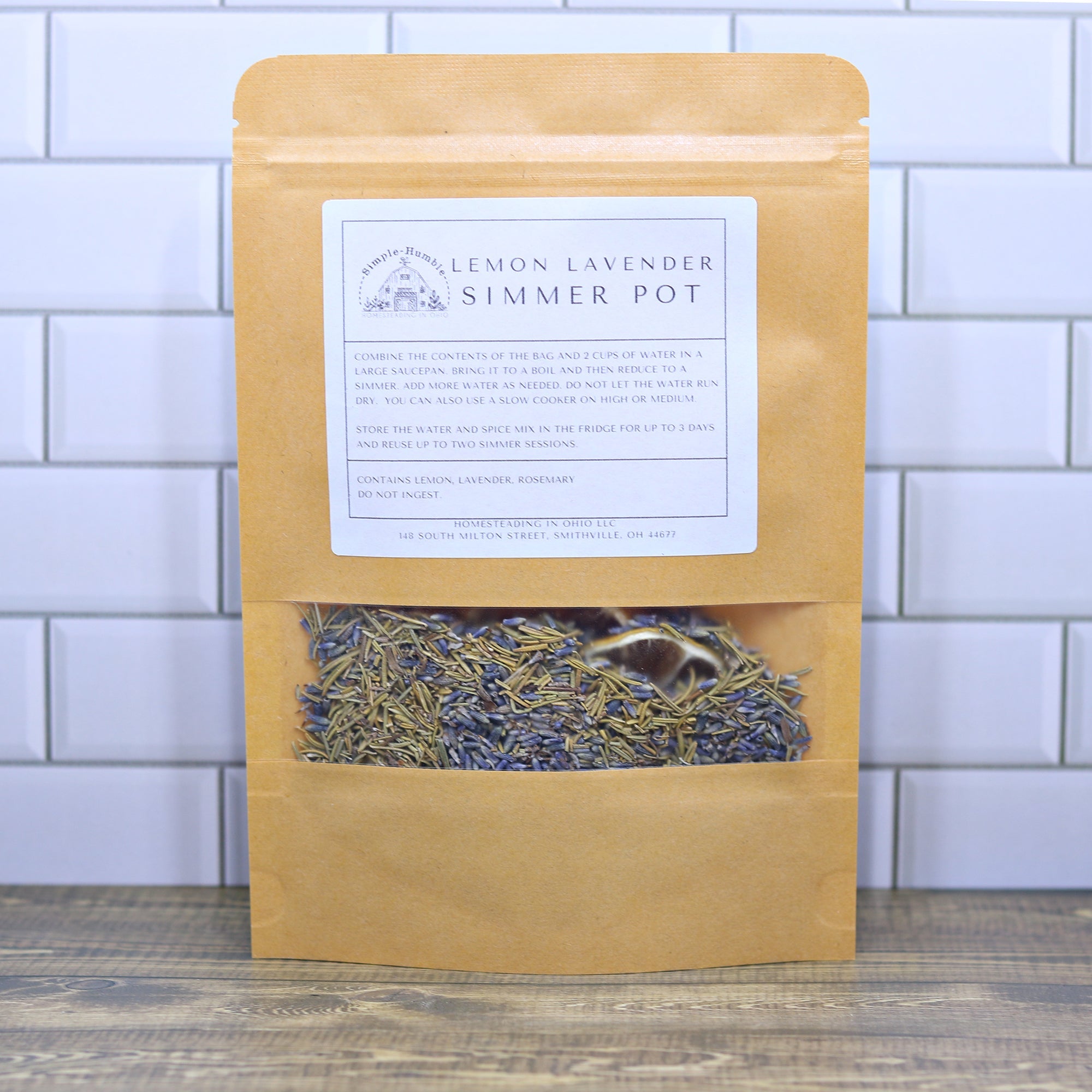 Lemon Lavender Simmer Pot Kit Simmering Potpourri