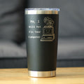 No I Will Not Fix Your Computer Insulated Coffee Tumbler with Sliding Lid Funny Tech Gifts 20oz Stainless Steel Tumbler