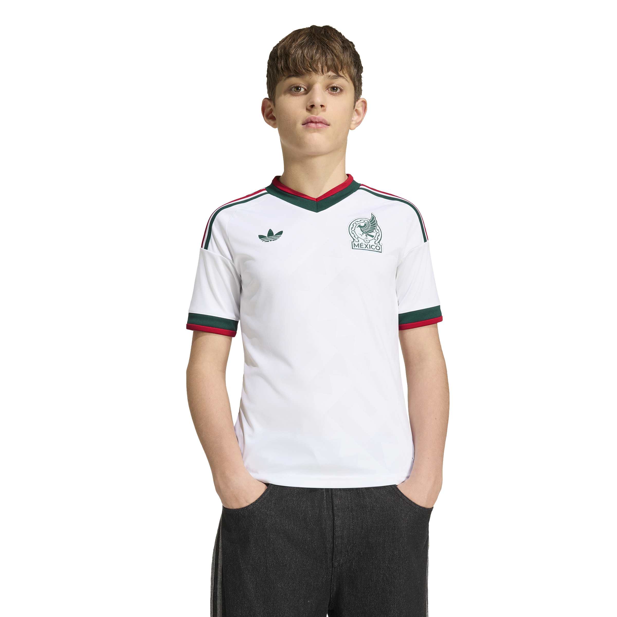 Adidas Kids Mexico 26 Away Jersey - White